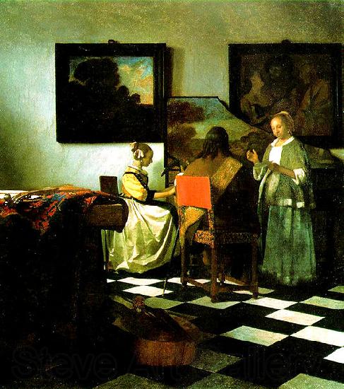 Johannes Vermeer The Concert